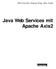 Java Web Services mit Apache Axis2 Entwickler