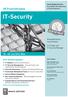 IT-Security ZERTIFIKAT. IIR Praxislehrgang. Ihre Schwerpunkte: www.iir.at/it.html. 18. 20. Juni 2013, Wien