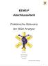 EEMS-P Abschlussarbeit. Präklinische Relevanz der BGA Analyse
