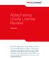 Ablauf eines Oracle License Review