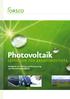 Photovoltaik. Leitfaden für Kreditinstitute. Handbuch zur Prüfung und Finanzierung von Photovoltaikprojekten