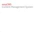 easycms Content Management System