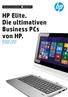 HP Elite. Die ultimativen Business PCs von HP. Notebooks, Tablets, Desktops, Drucker