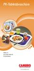 PK-Tablettbroschüre. Wählen Sie das richtige Tablett für Ihr Unternehmen. www.cambro.com