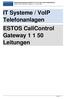 IT Systeme / VoIP Telefonanlagen ESTOS CallControl Gateway 1 1 50 Leitungen