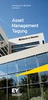 Dienstag, 20. Mai 2014 Eschborn. Asset Management Tagung