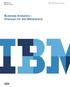 IBM Software. IBM SPSS Predictive Analytics Business Analytics. Business Analytics. Chancen für den Mittelstand