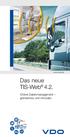 Das neue TIS-Web 4.2. Online Datenmanagement grenzenlos und innovativ. www.dtco.de