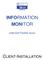 INFORMATION MONITOR HSM SOFTWARE GMBH CLIENT-INSTALLATION