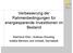 Verbesserung der Rahmenbedingungen für energiesparende Investitionen im Bestand