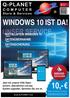 10,- WINDOWS 10 IST DA! Q-PLANET. COMPUTER Store & Services INSTALLATION WINDOWS 10 DATENÜBERNAHME DATENSICHERUNG.