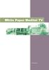 White Paper Meditel TV