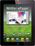 Wölfer-ePaper. Print-Publikationen online stellen