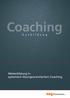 Coaching. Ausbildung. Weiterbildung in systemisch-lösungsorientiertem Coaching