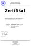 Steinbeis-Transferinstitut Life Sciences Technologies der Steinbeis University Berlin. Zertifikat