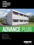 FLEXIBLE RAUMLÖSUNGEN UND MODULBAU. WELTWEIT. ADVANCE PLUS