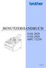 BENUTZERHANDBUCH FAX-2820 FAX-2920 MFC-7225N. Version A