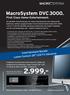 MacroSystem DVC 3000. First Class Home-Entertainment.
