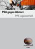 PSA gegen Absturz PPE against fall