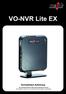 VO-NVR Lite EX. VO-NVR Lite EX
