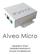 Alveo Micro. Installation Sheet Installationshandbuch Scheda di installazione