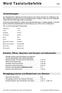 Word Tastaturbefehle 1/5