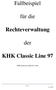 Fallbeispiel. für die. der. KHK Classic Line 97
