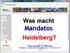 Was macht Mandatos in. Heidelberg?