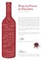 Wein ist Poesie in Flaschen