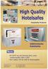 High Quality Hotelsafes