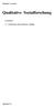 Qualitative Sozialforschung