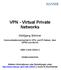 VPN - Virtual Private Networks