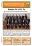 Gemeindezeitung. Zeitung der Gemeinde Unterkohlstätten Nummer 01 2013 Jänner 2013. Budget für 2013 fix