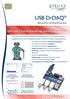 USB DrDAQ. USB DrDAQ: Datenprotokollierung spannend wie nie zuvor! VIELSEITIGE DATENERFASSUNG. www.drdaq.com