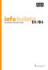 info bulletin 10/04 Der baselbieter Arbeitsmarkt in Zahlen Volkswirtschafts- und Sanitätsdirektion Kanton Basel-Landschaft
