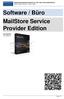 Software / Büro MailStore Service Provider Edition