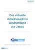 Der virtuelle Arbeitsmarkt in Deutschland Q2-2015