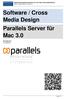 Software / Cross Media Design Parallels Server für Mac 3.0