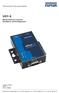 VISY-X. Technische Dokumentation. MOXA Ethernet Converter Installation und Konfiguration. Ausgabe: 07/2010 Version: 1 Art.-Nr.