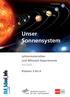 www.dlr.de/next Unser Sonnensystem Lehrermaterialien und Mitmach-Experimente mit DVD Klassen 3 bis 6