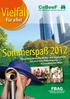 Sommerspaß 2012. für alle! FBAG. Freizeitangebote für Kinder und Jugendliche mit und ohne Behinderung in Frankfurt am Main