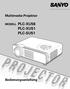 Multimedia-Projektor MODELL PLC-XU56 PLC-XU51 PLC-SU51. Bedienungsanleitung