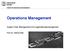 Operations Management