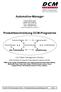Automotive-Manager. Produktbeschreibung DCM-Programme