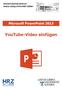 Microsoft PowerPoint 2013 YouTube-Video einfügen