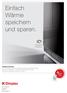 Einfach. Wärme speichern und sparen. Einfach. Mehr Effizienz. Intelligent Quantum