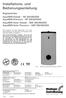 Installations- und Bedienungsanleitung