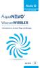 Aqua N VO. WasserWIRBLER. Informationen zu Technik, Pflege und Montage