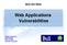 Web Applications Vulnerabilities