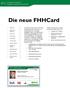 Die neue FHHCard. Semesterticket (Fahrausweis) Umbuchung per Bankkarte. Druckkonto aufwerten. Allgemeines. Standorte zur Validierung.